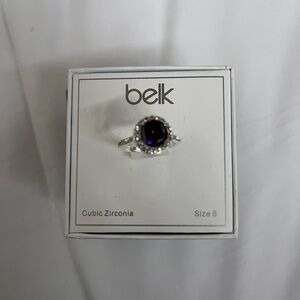 Belk Cubic Zirconia amethyst color ring